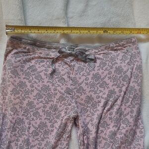 PJ Salvage Pink and Gray Pajama Pants